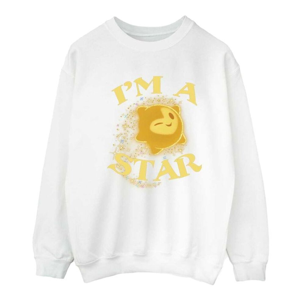 Wish Mens I�'m A Star Sweatshirt / White